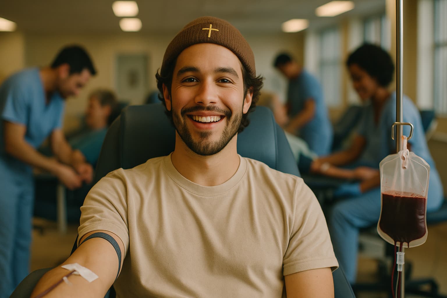 transbordai Solidariedade e Doacao de Sangue joven cristao 9