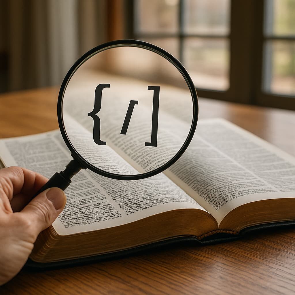 Por Que Existem Parênteses e Colchetes no Texto Bíblico?